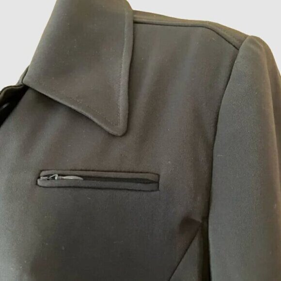 Y2K Halston Suit 10 Long Blazer Wide Leg Pants Minimalist Capsule Luxury - Picture 4 of 13